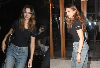 Deepika Padukone Turns up the Heat on a Dinner Outing in a Daring Backless Bodysuit and Enviable Denim Jeans